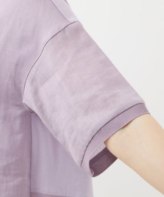ラミーカルゼクルーネックシアー５分袖Ｔシャツ