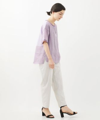 ラミーカルゼクルーネックシアー５分袖Ｔシャツ