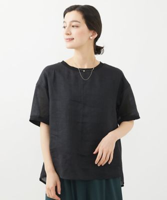ラミーカルゼクルーネックシアー５分袖Ｔシャツ