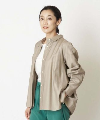 ＜GEORGES RECH (Women/小さいサイズ)＞モールスキンシャツ