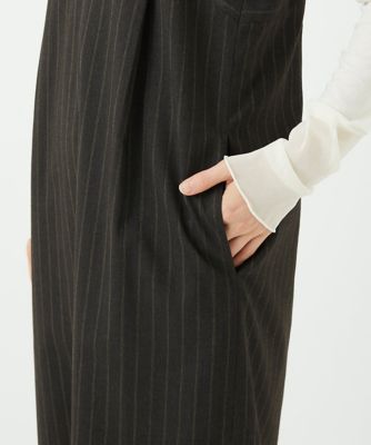 ストライプVネックジャンパースカート | GEORGES RECH (Women/小さい