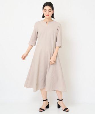 ＜GEORGES RECH (Women/小さいサイズ)＞［セットアップ対応］テントラインサッカーワンピース