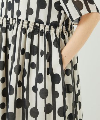 ドットストライプシアーワンピース | GEORGES RECH (Women/小さい