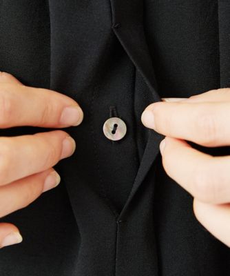 接触冷感／吸水速乾］バンドカラージレワンピース | GEORGES RECH