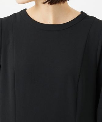 接触冷感／吸水速乾］ボリュームスリーブフレアワンピース | GEORGES