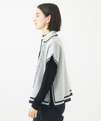 日本製］ロゴジャカードニットベスト | GEORGES RECH (Women/小さい