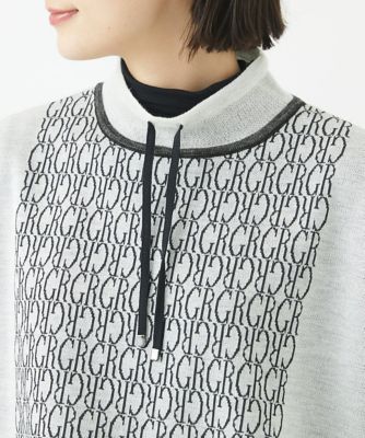 日本製］ロゴジャカードニットベスト | GEORGES RECH (Women/小さい