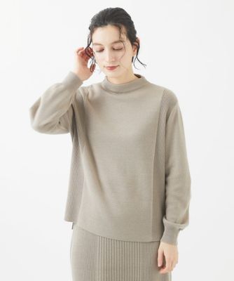 【セットアップ対応】ダブルジャカードリラックスニット