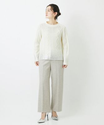 グラデーション箔プリントケーブルニット | GEORGES RECH (Women