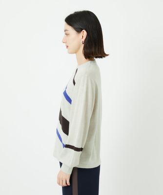 レクタングルインターシャニット | GEORGES RECH (Women/小さいサイズ