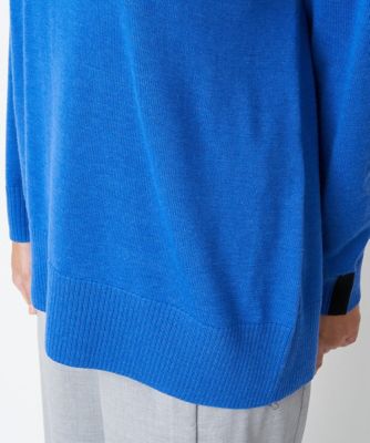 【２点セット】ケープ付きクルーネックニット