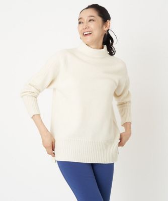 ＜GEORGES RECH (Women/小さいサイズ)＞［日本製］ウールカシミヤボトルネックニット