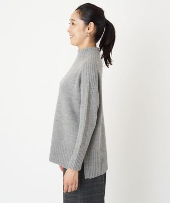 ［日本製］ウールカシミヤボトルネックニット