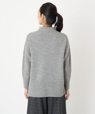 ［日本製］ウールカシミヤボトルネックニット
