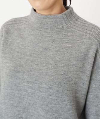 ［日本製］ウールカシミヤボトルネックニット