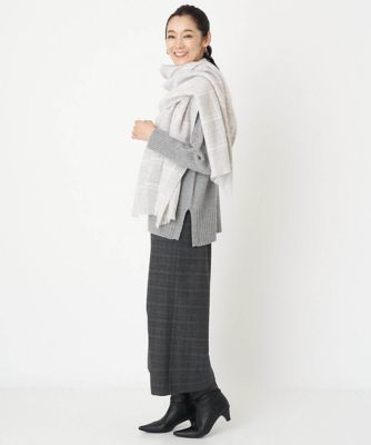 ［日本製］ウールカシミヤボトルネックニット