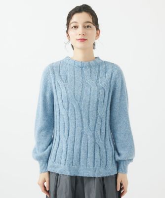 ラメリリーヤーンニットプルオーバー
