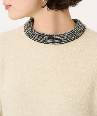 シャイニーブークレニットプルオーバー