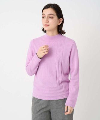 ＜GEORGES RECH (Women/小さいサイズ)＞［アンサンブル対応］メリノウールカラーハイネックニット