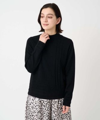 【NEW】ジョルジュ・レッシュ（ES RECH）/[アンサンブル対応]メリノウールカラーハイネックニット アンサンブル対応］メリノウールカラーハイネックニット | GEORGES