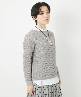［日本製］ホールガーメントラメリリーニット