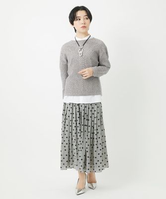 ［日本製］ホールガーメントラメリリーニット