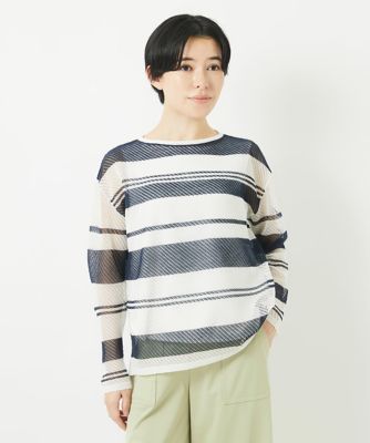 RE. 仲里依紗 メッシュボーダーニット RE. 仲里依紗 メッシュボーダーニット