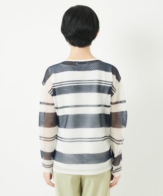 J.S.B. ボーダーニット　ボーダー　ニット　jsb メッシュボーダーニット | GEORGES RECH (Women/小さいサイズ