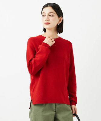 ＜GEORGES RECH (Women/小さいサイズ)＞［日本製］ガーター編みニットプルオーバー