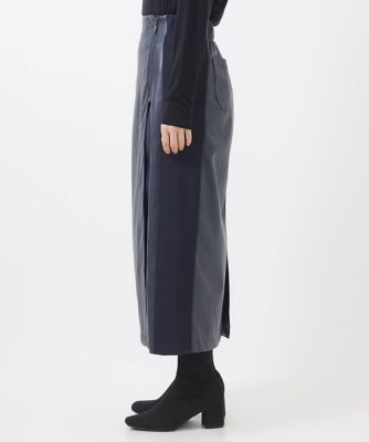 ジョルジュ・レッシュ（ES RECH）/[セットアップ対応]ライトレザーナローラップスカート セットアップ対応］ライトレザーナローラップスカート | GEORGES RECH