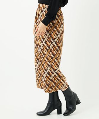 日本製］フェザーナロータイトチェックスカート | GEORGES RECH (Women