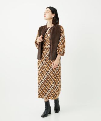 日本製］フェザーナロータイトチェックスカート | GEORGES RECH (Women