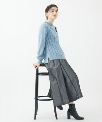 メモリータフタボリュームタックスカート