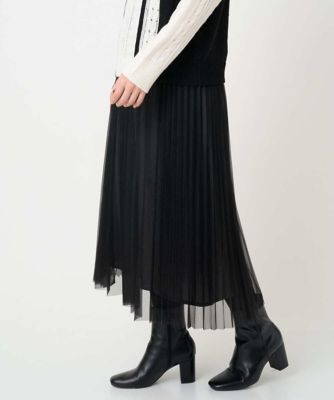 日本製］アコーディオンシアープリーツスカート | GEORGES RECH (Women