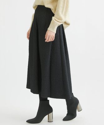 ［日本製］マトラッセタックフレアスカート