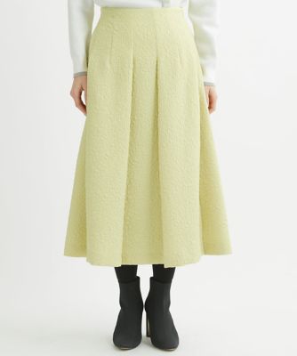 ［日本製］マトラッセタックフレアスカート