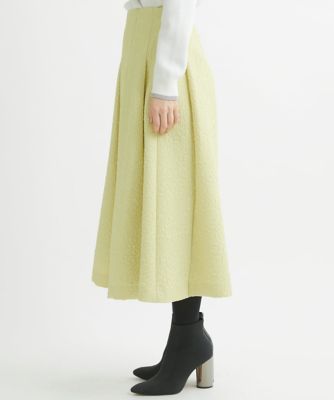 ［日本製］マトラッセタックフレアスカート