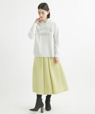 ［日本製］マトラッセタックフレアスカート