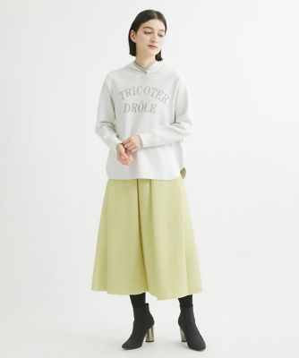 ［日本製］マトラッセタックフレアスカート