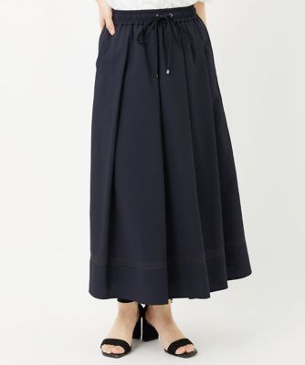 ジョルジュ・レッシュ（ES RECH）/[接触冷感/吸汗速乾]サッカータックフレアースカート 接触冷感／吸汗速乾］サッカータックフレアースカート | GEORGES RECH