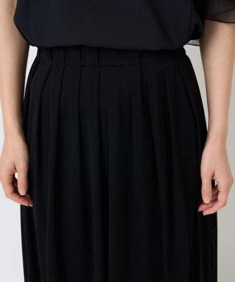 シアーストライプティアードスカート | GEORGES RECH (Women/小さい