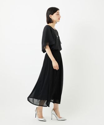 シアーストライプティアードスカート | GEORGES RECH (Women/小さい