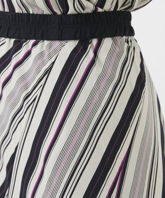 セットアップ対応］マルチストライプフレアスカート | GEORGES RECH