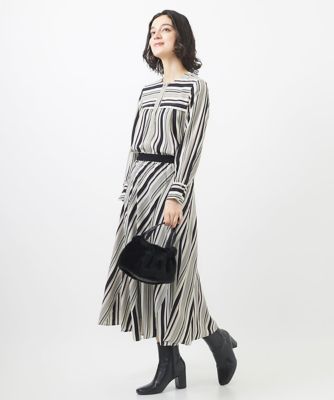 セットアップ対応］マルチストライプフレアスカート | GEORGES RECH