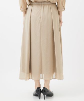 ［セットアップ対応］ランダムドット箔プリントスカート