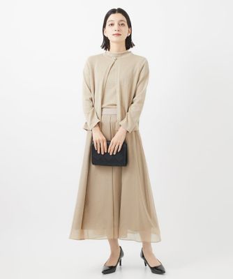 ［セットアップ対応］ランダムドット箔プリントスカート
