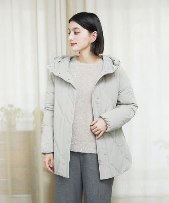 マットストレッチタフタダウンジャケット | GEORGES RECH (Women