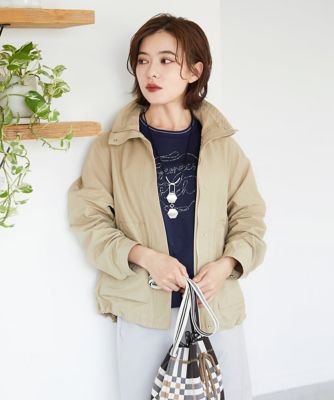 ＜GEORGES RECH (Women/小さいサイズ)＞グログランショートマウンテンパーカー