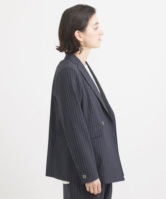 ［日本製／セットアップ対応］ダブルブレストリネンジャケット