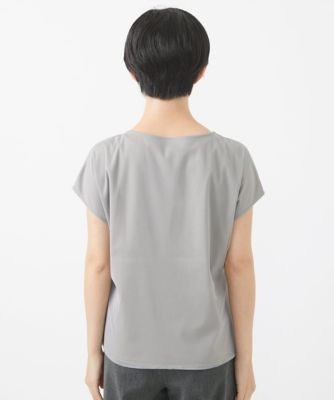 スパンコール刺繍フレンチスリーブカットソー